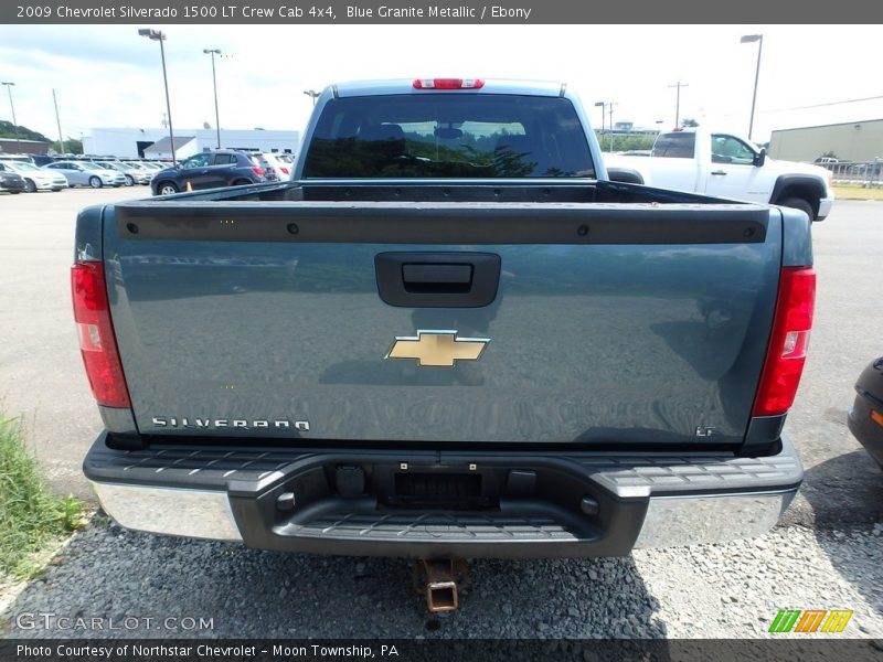 Blue Granite Metallic / Ebony 2009 Chevrolet Silverado 1500 LT Crew Cab 4x4