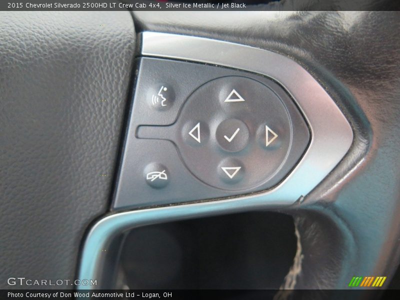 Silver Ice Metallic / Jet Black 2015 Chevrolet Silverado 2500HD LT Crew Cab 4x4