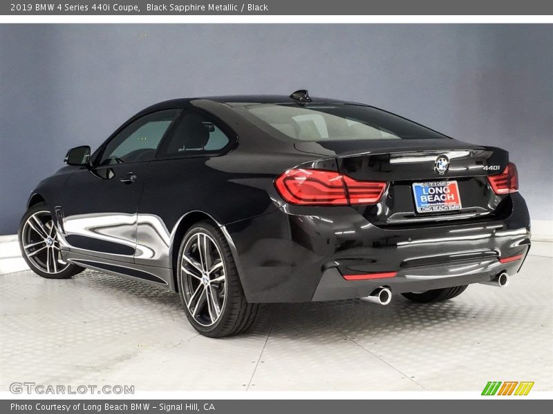 Black Sapphire Metallic / Black 2019 BMW 4 Series 440i Coupe