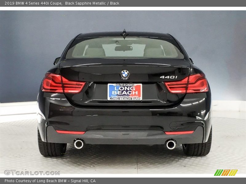 Black Sapphire Metallic / Black 2019 BMW 4 Series 440i Coupe