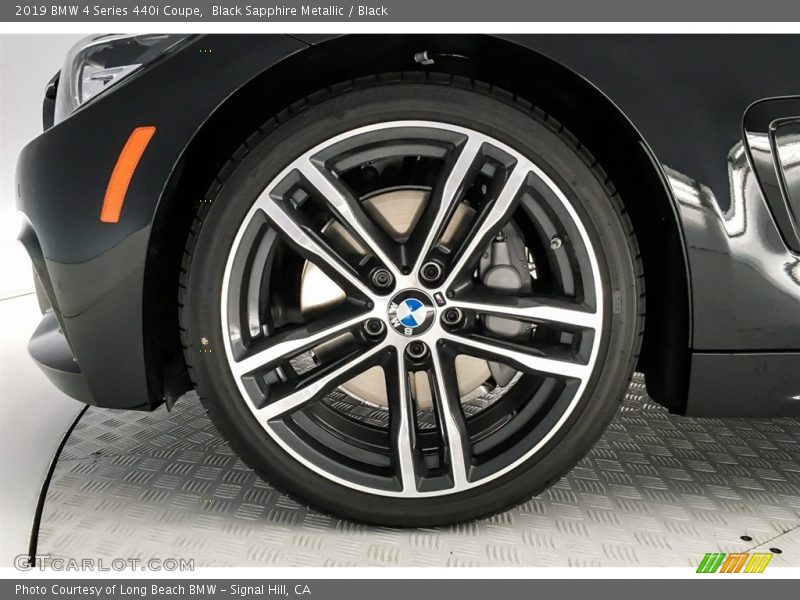 Black Sapphire Metallic / Black 2019 BMW 4 Series 440i Coupe