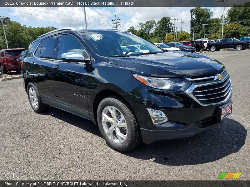 Mosaic Black Metallic / Jet Black 2019 Chevrolet Equinox Premier AWD