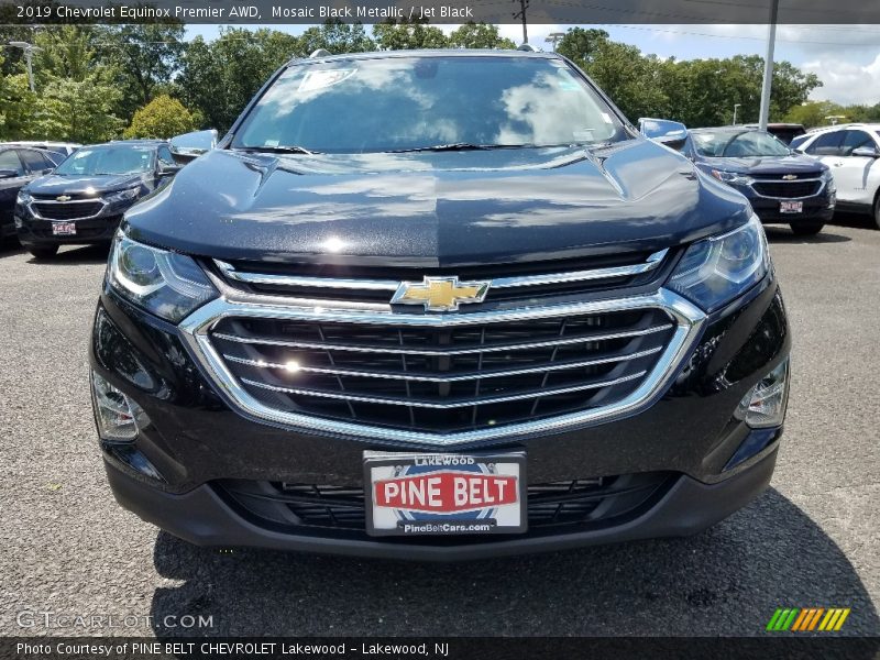 Mosaic Black Metallic / Jet Black 2019 Chevrolet Equinox Premier AWD