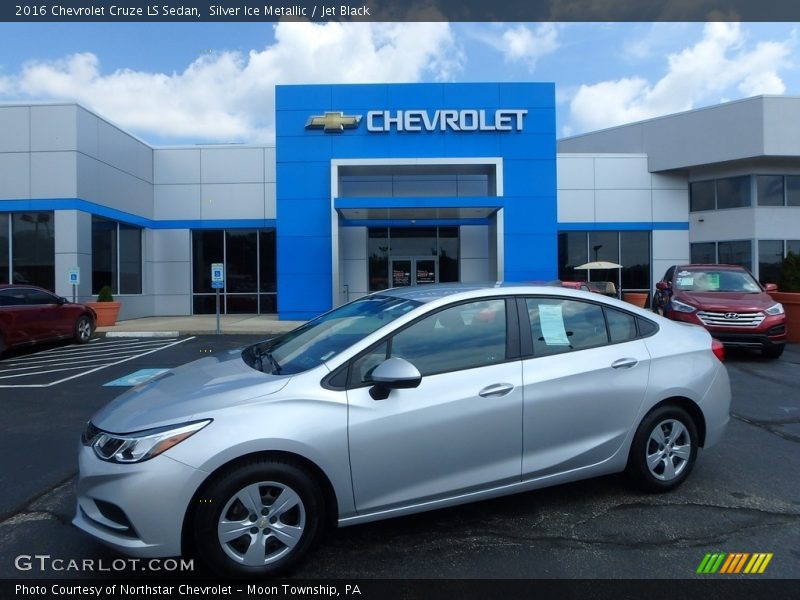 Silver Ice Metallic / Jet Black 2016 Chevrolet Cruze LS Sedan