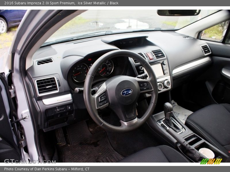 Ice Silver Metallic / Black 2016 Subaru Impreza 2.0i Sport Premium