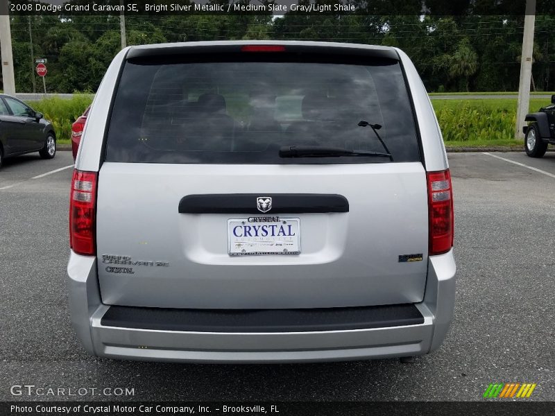 Bright Silver Metallic / Medium Slate Gray/Light Shale 2008 Dodge Grand Caravan SE