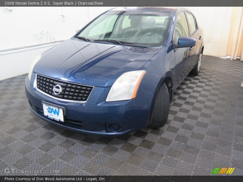 Super Black / Charcoal/Steel 2008 Nissan Sentra 2.0 S