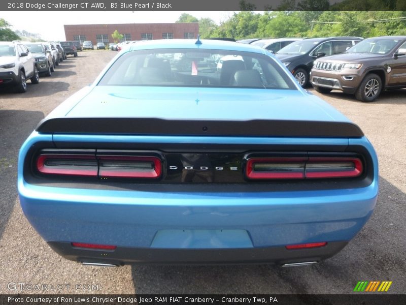 B5 Blue Pearl / Black 2018 Dodge Challenger GT AWD