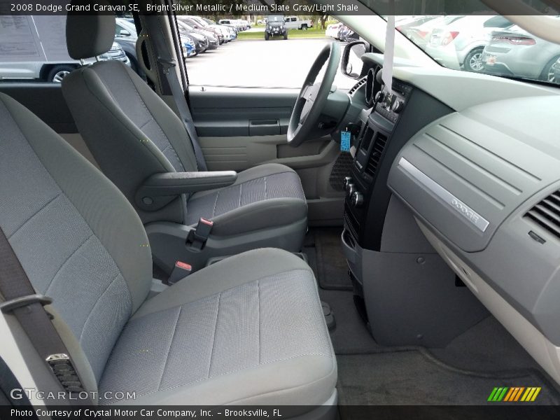 Bright Silver Metallic / Medium Slate Gray/Light Shale 2008 Dodge Grand Caravan SE