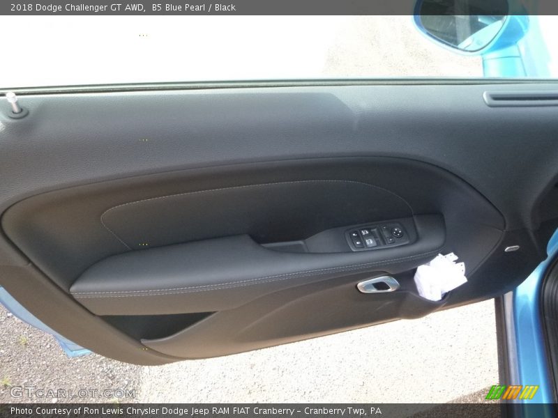 B5 Blue Pearl / Black 2018 Dodge Challenger GT AWD