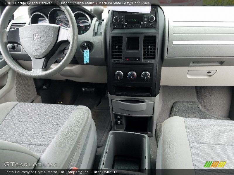 Bright Silver Metallic / Medium Slate Gray/Light Shale 2008 Dodge Grand Caravan SE