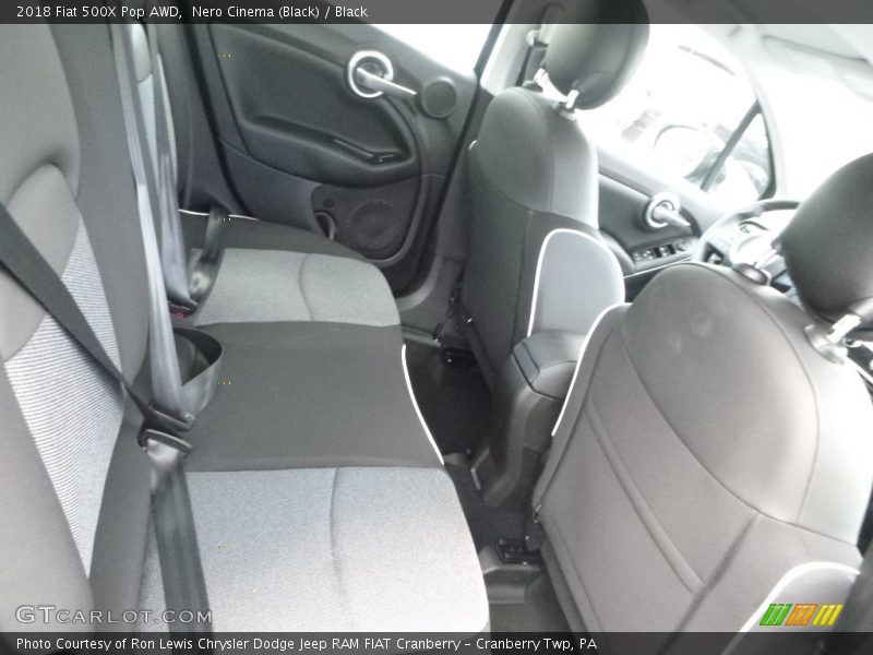 Nero Cinema (Black) / Black 2018 Fiat 500X Pop AWD