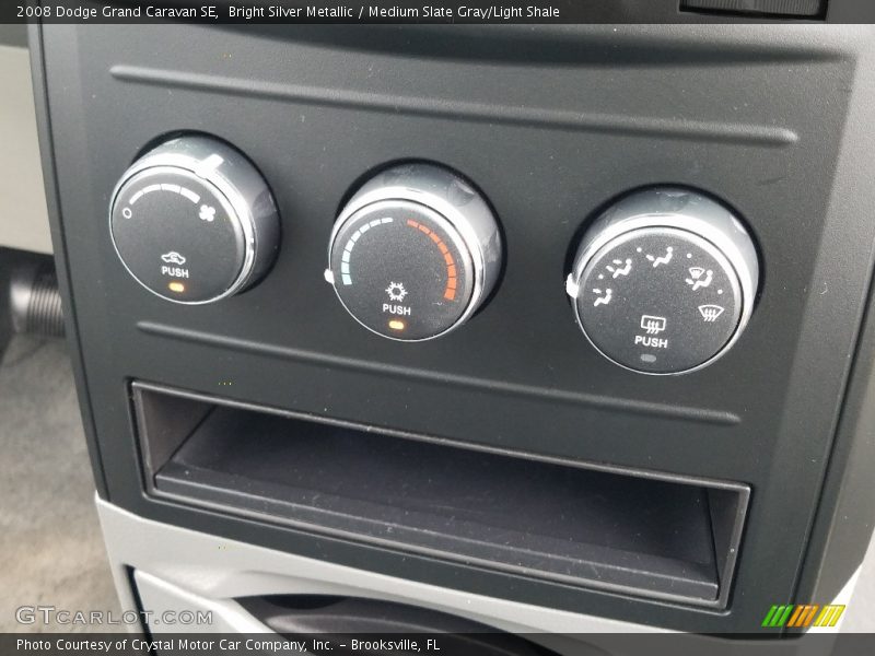 Bright Silver Metallic / Medium Slate Gray/Light Shale 2008 Dodge Grand Caravan SE