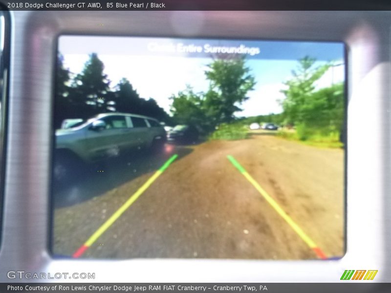 B5 Blue Pearl / Black 2018 Dodge Challenger GT AWD
