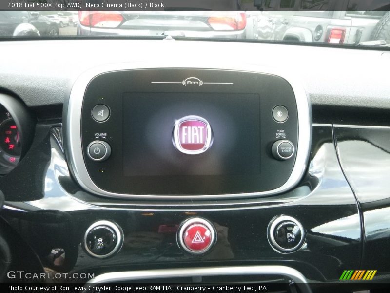Nero Cinema (Black) / Black 2018 Fiat 500X Pop AWD