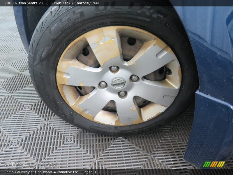 Super Black / Charcoal/Steel 2008 Nissan Sentra 2.0 S