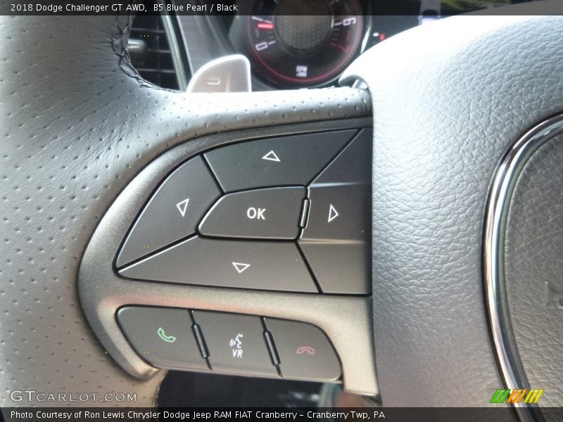 B5 Blue Pearl / Black 2018 Dodge Challenger GT AWD