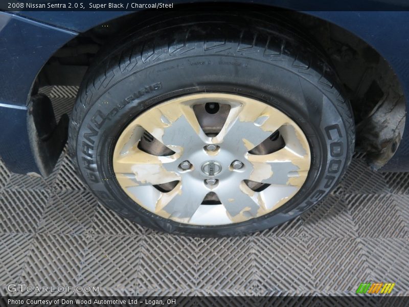 Super Black / Charcoal/Steel 2008 Nissan Sentra 2.0 S