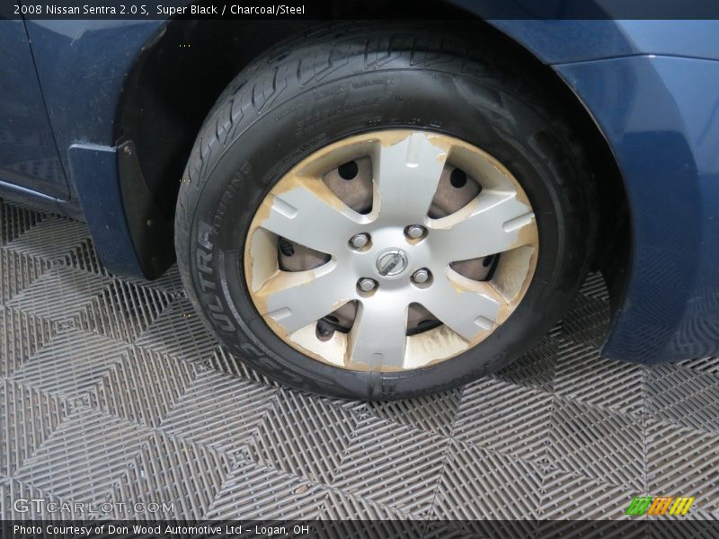 Super Black / Charcoal/Steel 2008 Nissan Sentra 2.0 S