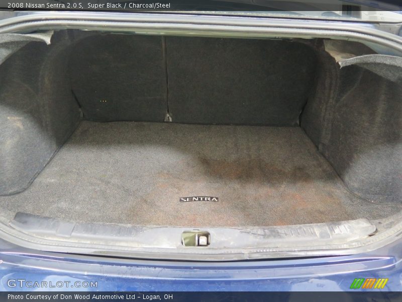 Super Black / Charcoal/Steel 2008 Nissan Sentra 2.0 S
