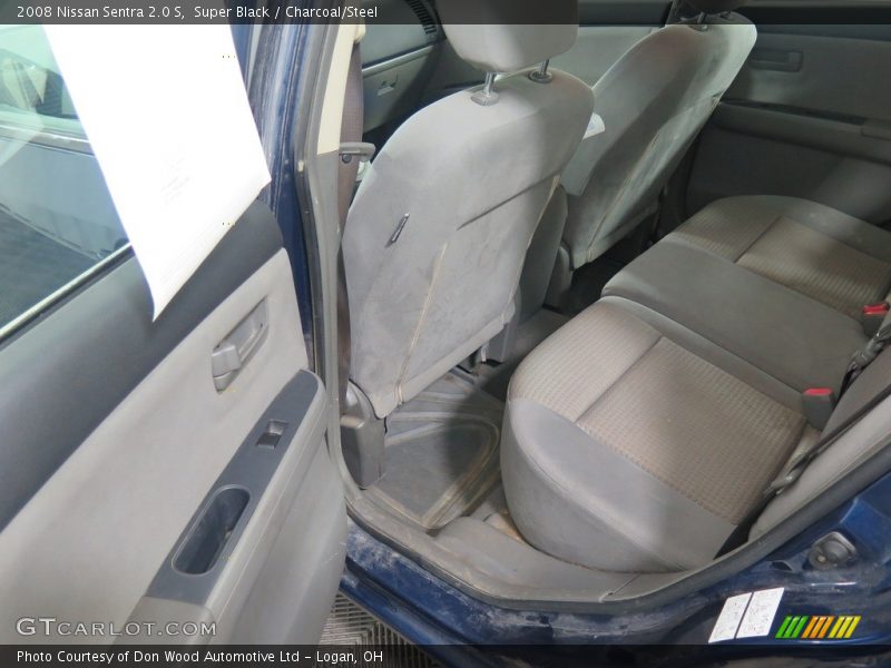 Super Black / Charcoal/Steel 2008 Nissan Sentra 2.0 S