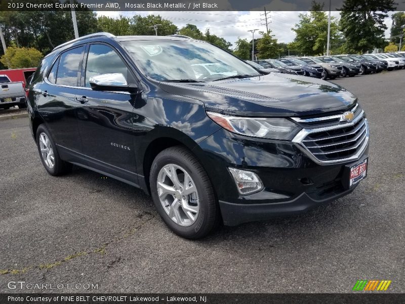 Mosaic Black Metallic / Jet Black 2019 Chevrolet Equinox Premier AWD