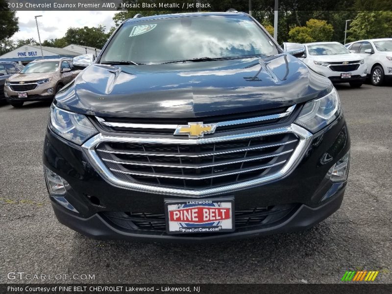 Mosaic Black Metallic / Jet Black 2019 Chevrolet Equinox Premier AWD