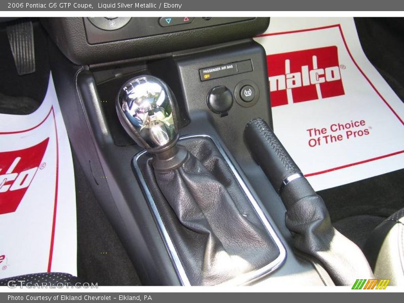Liquid Silver Metallic / Ebony 2006 Pontiac G6 GTP Coupe