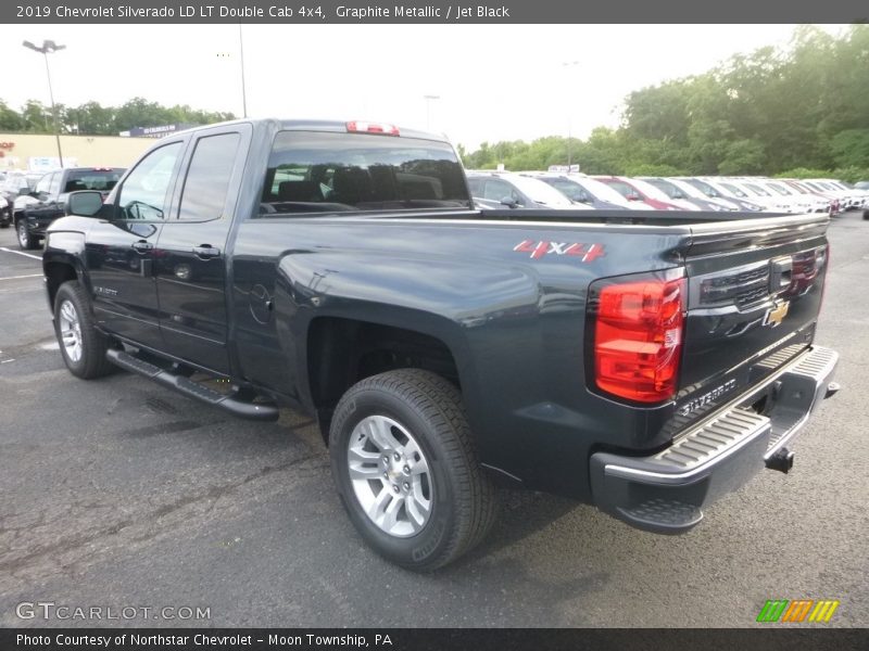 Graphite Metallic / Jet Black 2019 Chevrolet Silverado LD LT Double Cab 4x4