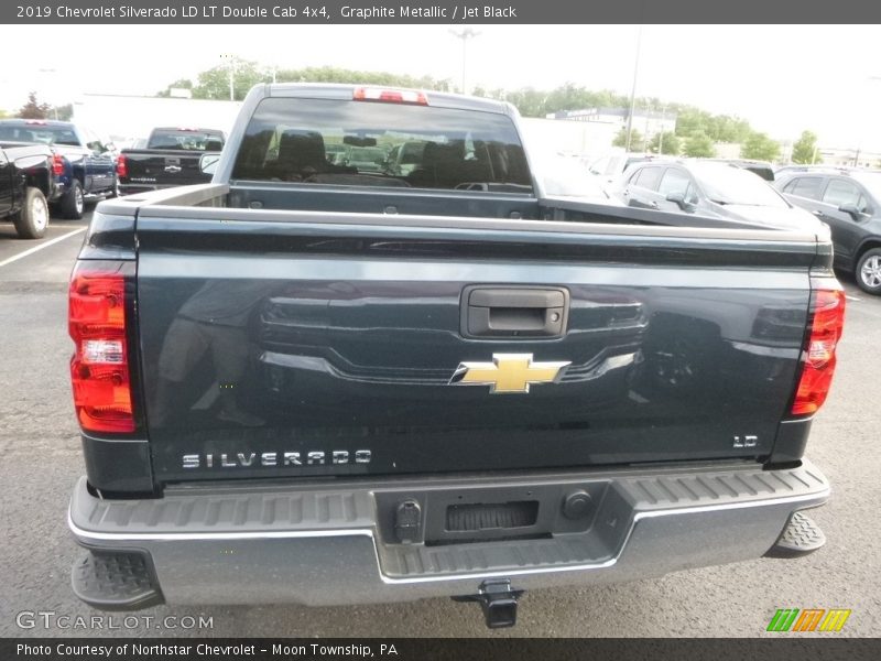 Graphite Metallic / Jet Black 2019 Chevrolet Silverado LD LT Double Cab 4x4
