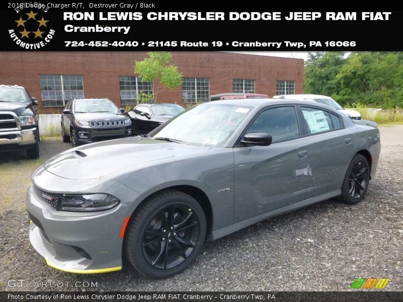 Destroyer Gray / Black 2018 Dodge Charger R/T