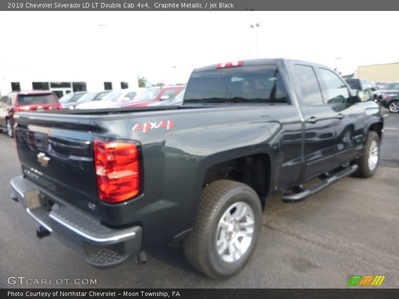 Graphite Metallic / Jet Black 2019 Chevrolet Silverado LD LT Double Cab 4x4