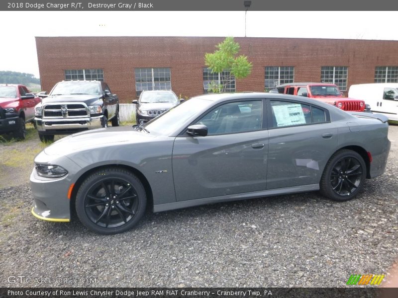 Destroyer Gray / Black 2018 Dodge Charger R/T