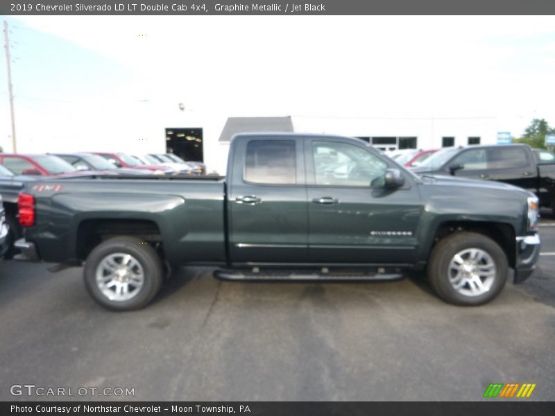 Graphite Metallic / Jet Black 2019 Chevrolet Silverado LD LT Double Cab 4x4