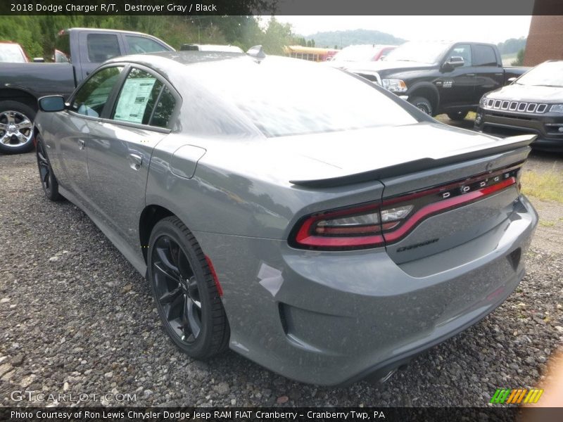 Destroyer Gray / Black 2018 Dodge Charger R/T