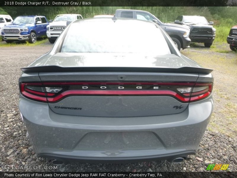 Destroyer Gray / Black 2018 Dodge Charger R/T