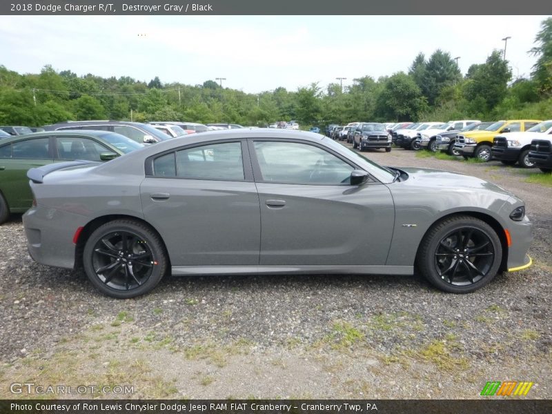 Destroyer Gray / Black 2018 Dodge Charger R/T