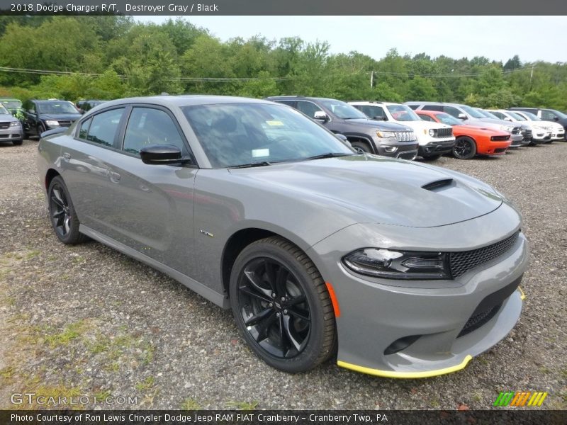 Destroyer Gray / Black 2018 Dodge Charger R/T