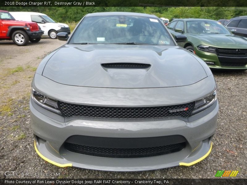 Destroyer Gray / Black 2018 Dodge Charger R/T