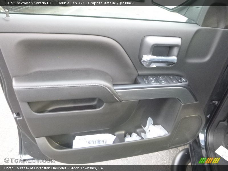 Graphite Metallic / Jet Black 2019 Chevrolet Silverado LD LT Double Cab 4x4