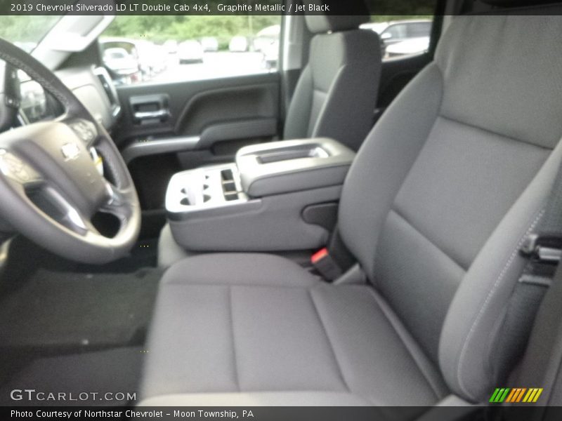 Graphite Metallic / Jet Black 2019 Chevrolet Silverado LD LT Double Cab 4x4