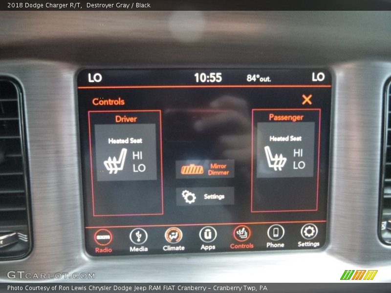 Destroyer Gray / Black 2018 Dodge Charger R/T