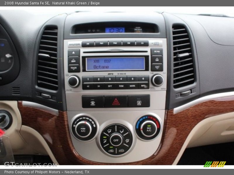 Natural Khaki Green / Beige 2008 Hyundai Santa Fe SE