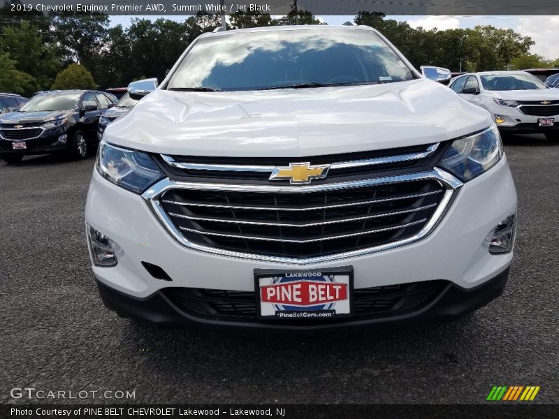 Summit White / Jet Black 2019 Chevrolet Equinox Premier AWD