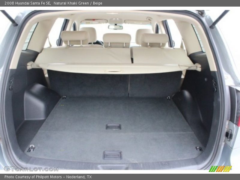 Natural Khaki Green / Beige 2008 Hyundai Santa Fe SE