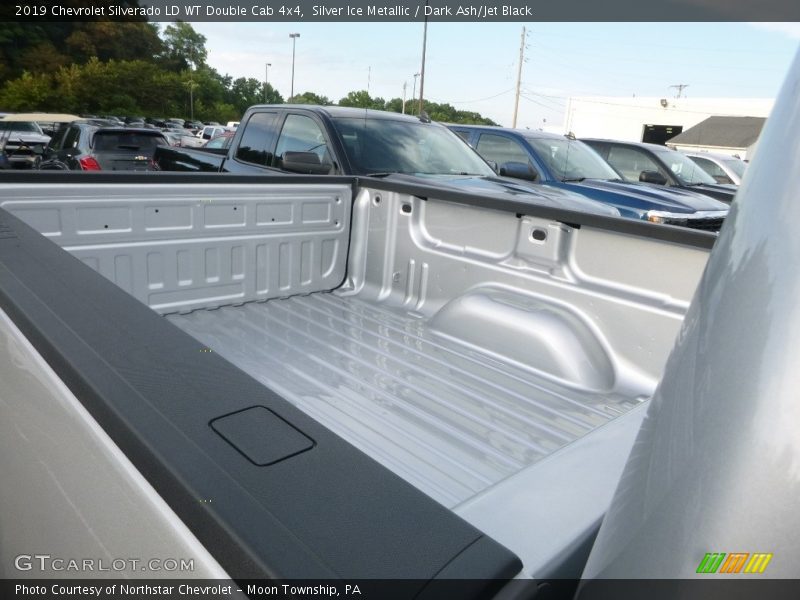 Silver Ice Metallic / Dark Ash/Jet Black 2019 Chevrolet Silverado LD WT Double Cab 4x4