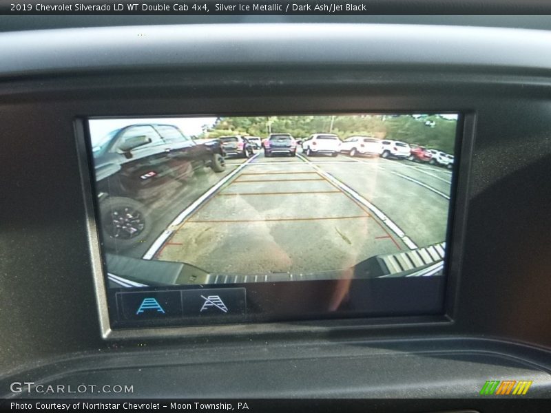 Silver Ice Metallic / Dark Ash/Jet Black 2019 Chevrolet Silverado LD WT Double Cab 4x4