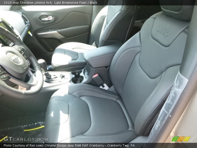 Light Brownstone Pearl / Black 2019 Jeep Cherokee Limited 4x4