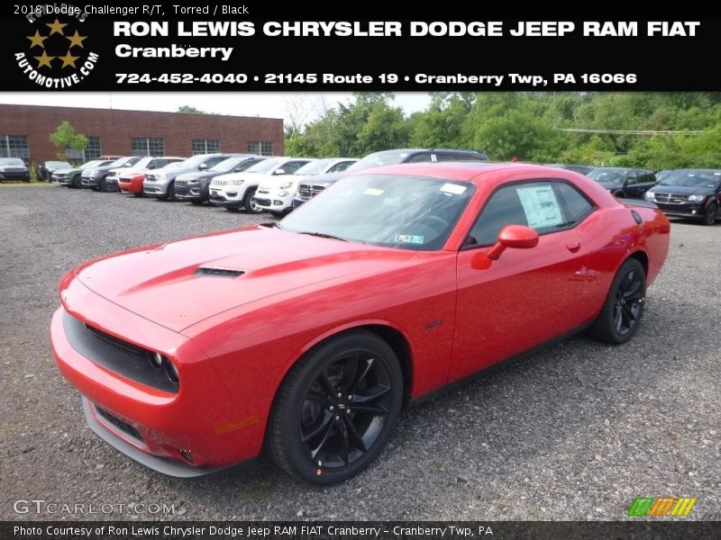 Torred / Black 2018 Dodge Challenger R/T