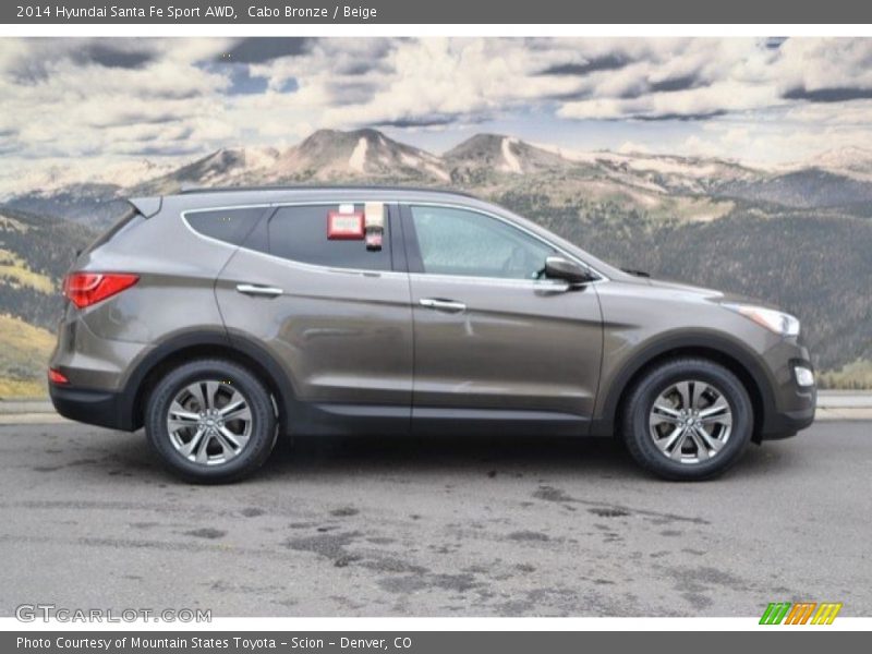 Cabo Bronze / Beige 2014 Hyundai Santa Fe Sport AWD